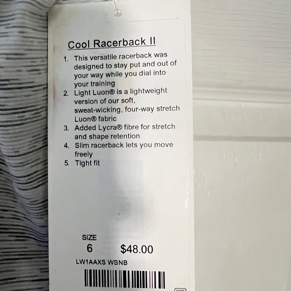 Lululemon Razorback ll Tank Top - Picture 6 of 6
